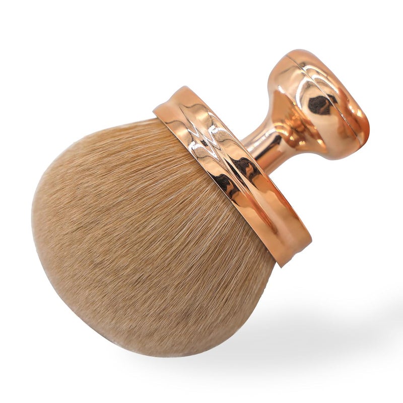 DRIPOO Extra Large Body Makeup Brush For Self Tanner, Self Tan Back Applicator, 74mm Wide-headed Kabuki Brush For Bronzers Blend Self Tanning Applicator, Oval Face Leg Makeup Brush With Drawstring Bag - Image 1